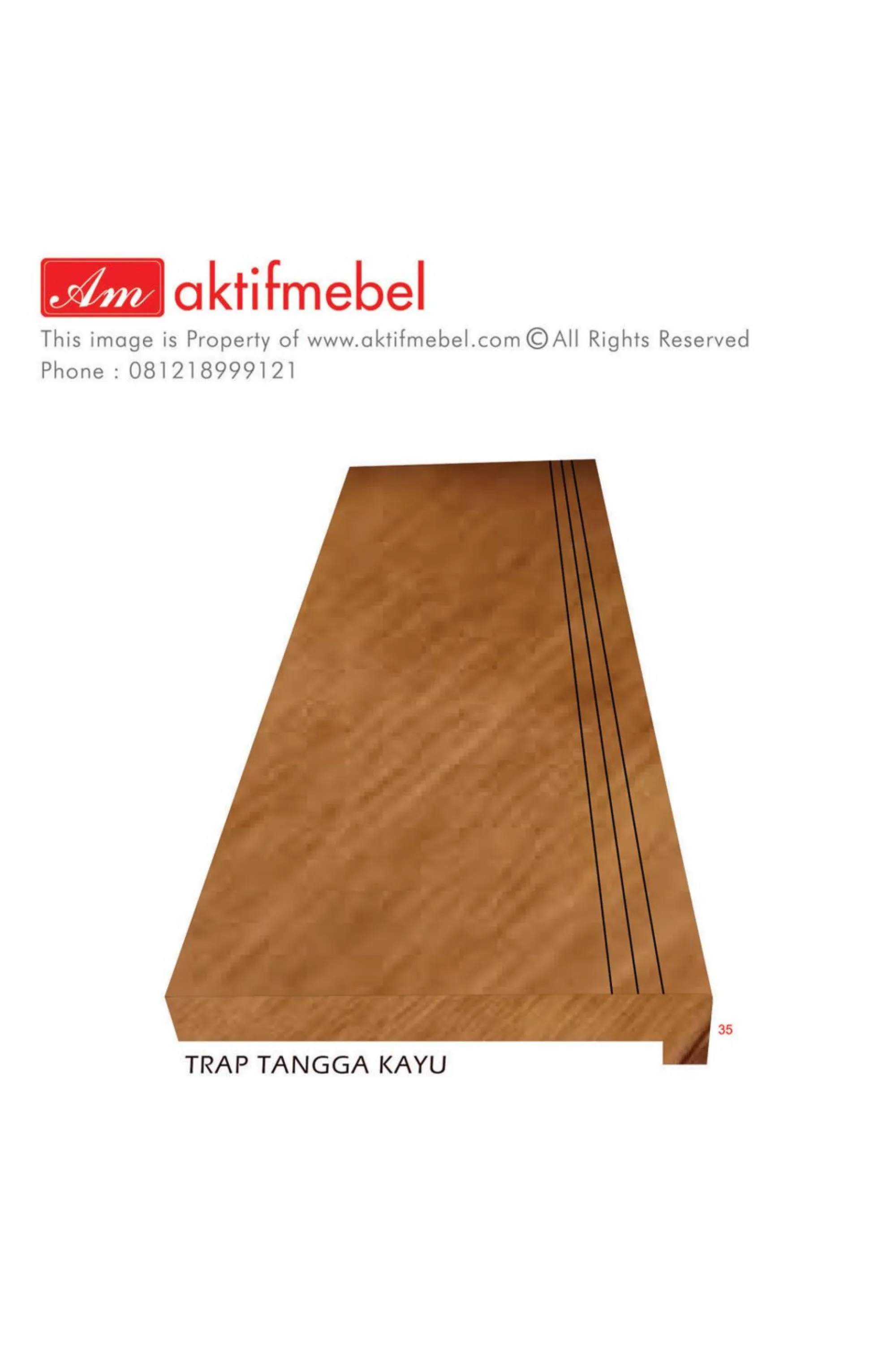 Trap Pijakan Tangga Kayu